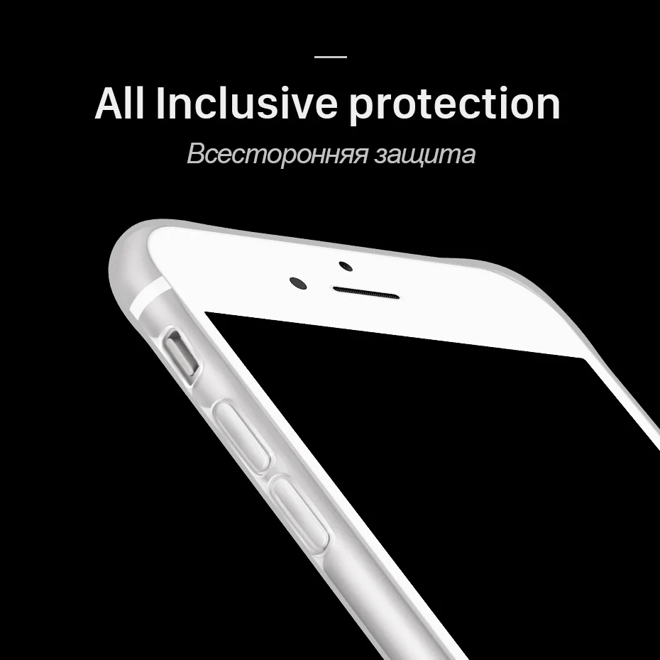 HOCO мягкий прозрачный чехол для iPhone 7 8 Plus силиконовый телефона Ультра тонкий