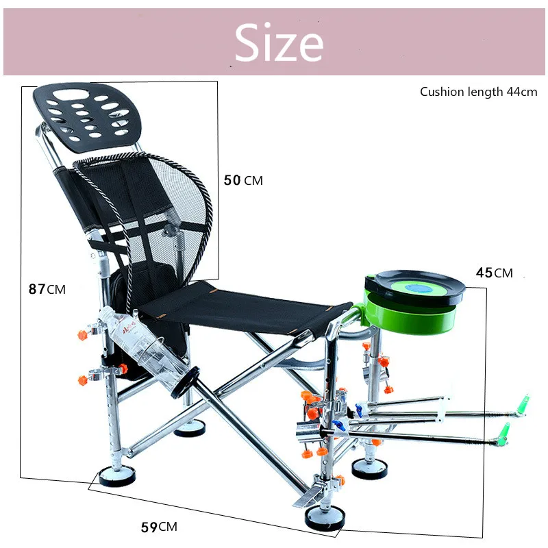 Рыболовные стулья из нержавеющей стали легкий дорожный Сверхлегкий складной