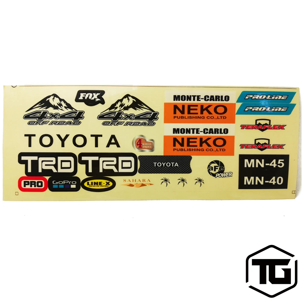 DIY Наклейка TGRC для имитации кузова MN D90 D91 WPL B1 B14 B24 C14 C24 B16 B36 запасные части