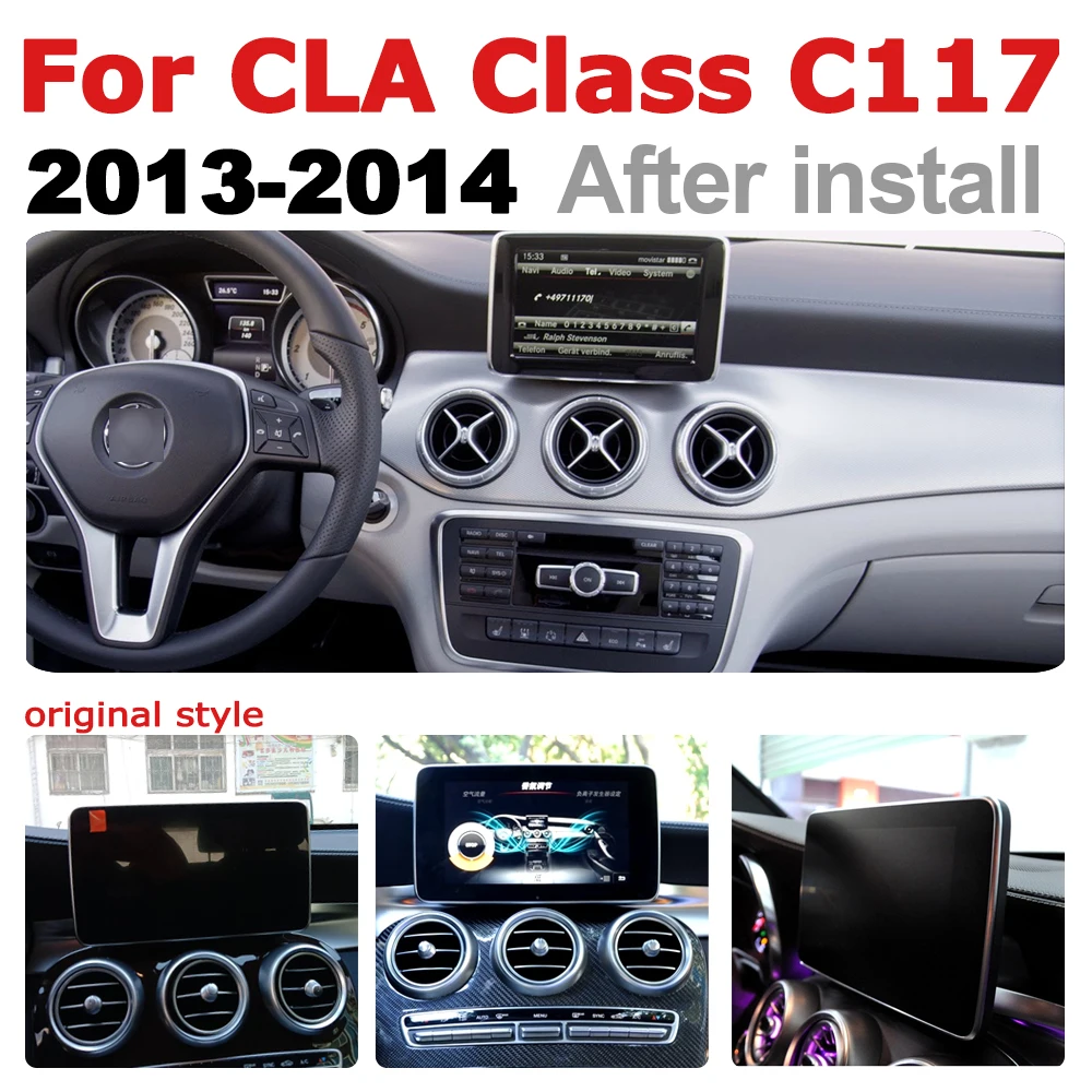 Для Mercedes Benz CLA Class C117 2013 2014 NTG Android 7 0 автомобильный мультимедийный плеер WiFi GPS Navi