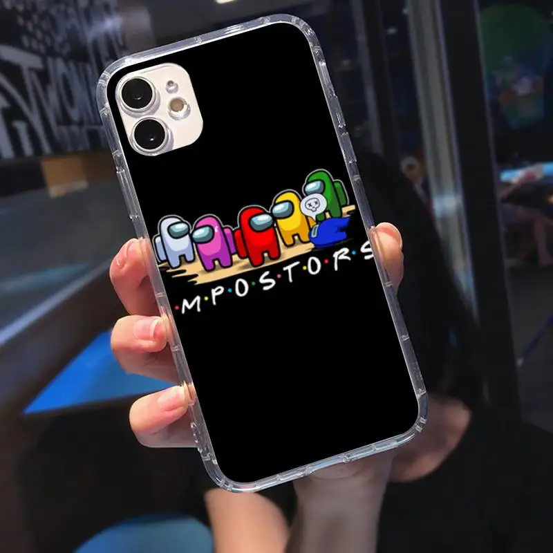 

New Fun Game Cute Cartoon Soft Phone Cases Transparent Case For Iphone 6 6s 7 8 Plus XR X XS 11 12 Pro Max