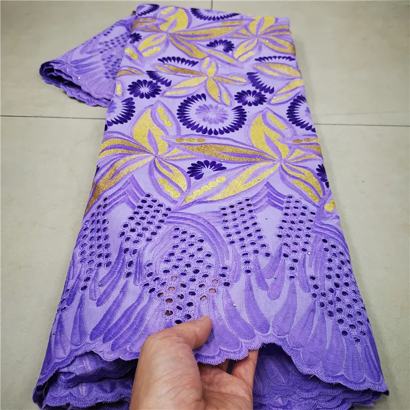 

5 Y Swiss lace fabric 2021 heavy beaded embroidery African lace fabrics cotton fabric Swiss voile Dry lace in Switzerland HL5102