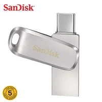 sandisk dual flash drive 64gb 128gb otg pendrive memory type c 32gb 256gb portable metal usb stick high speed pen drive memoria