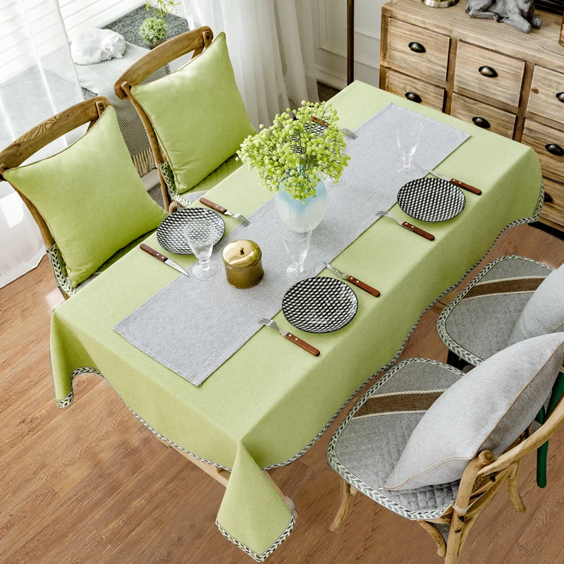 Водонепроницаемая скатерть маслостойкая Скатерть однотонная прямоугольная