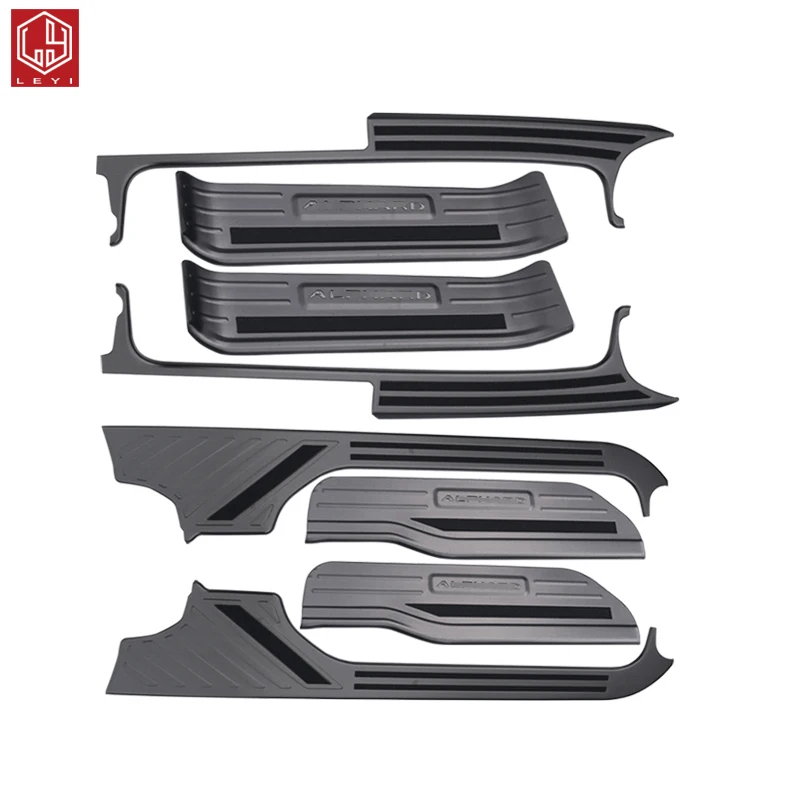

Auto parts wholesaleCar modification 304 stainless steel Outer Side Door Sill Scuff Plate Threshold for ALphard