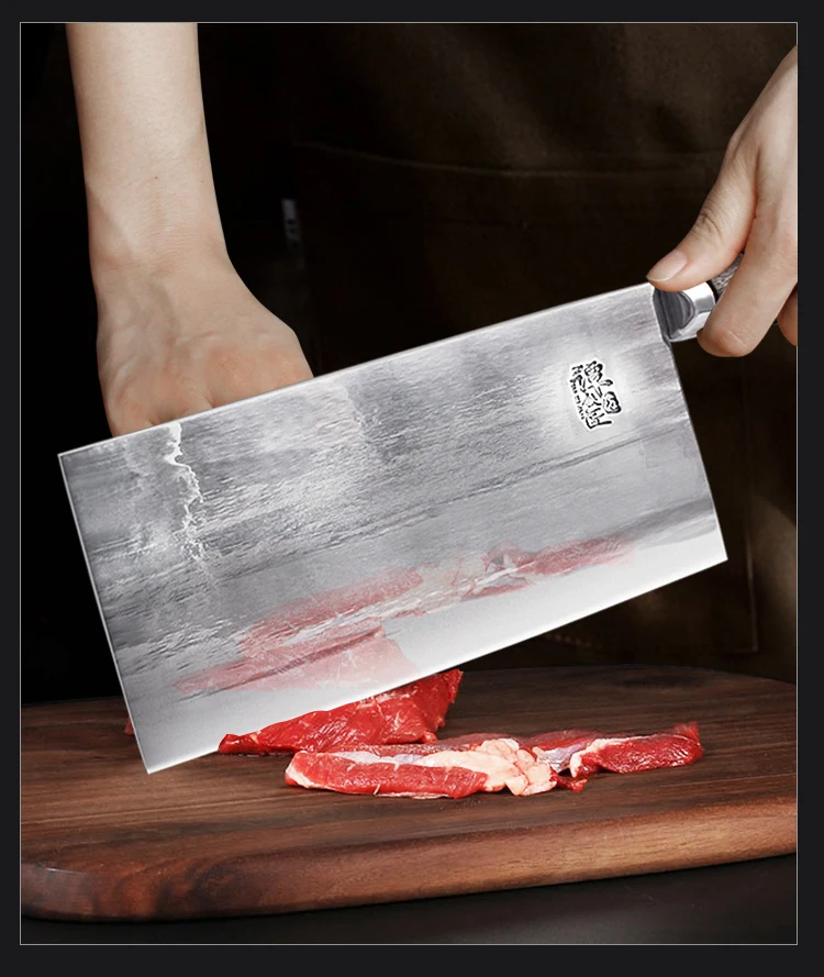 Нож от Tang кухонные ножи острый нож для нарезки кухонный бытовые кусочки мяса