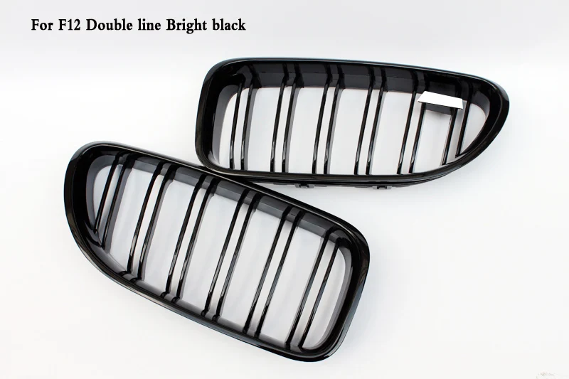 Двухрядная карбоновая Черная решетка из АБС-пластика подходит для BMW 6-Series F06 F12 640i