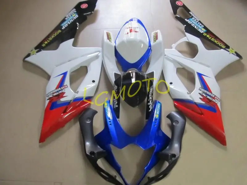 

Motorcycle injection white blue red free custom ABS fairing Kits for SUZUKI GSXR1000 GSXR 1000K5 body kits 2005 2006 Bodywork