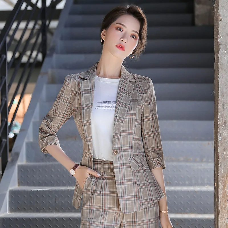 Женский офисный брючный костюм Деловой для женщин комплект из 2 предметов