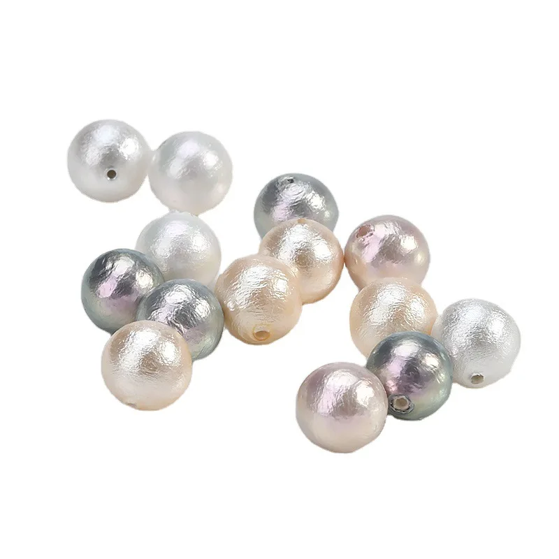 Японский хлопковый жемчуг для изготовления ювелирных изделий половинные