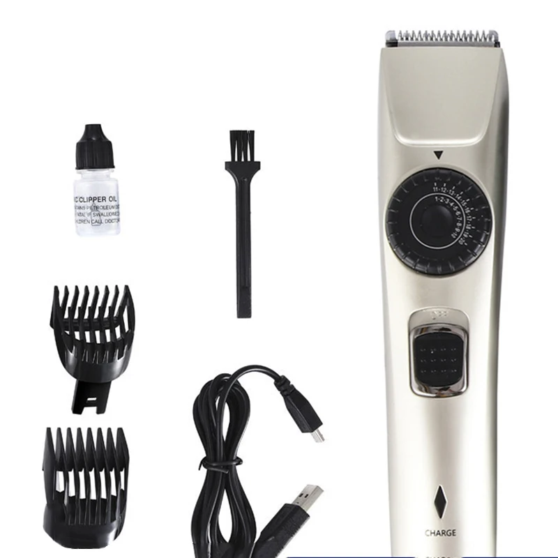 Professional Hair Clippers Mens Trimmers Cutting Machine Cordless Beard Shavers KG66 | Красота и здоровье