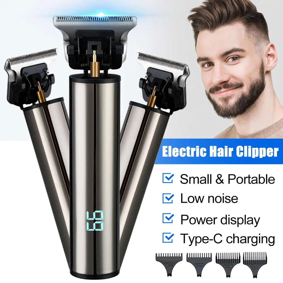 Водонепроницаемый светодиодный Электрический Аккумуляторный Тип USB C