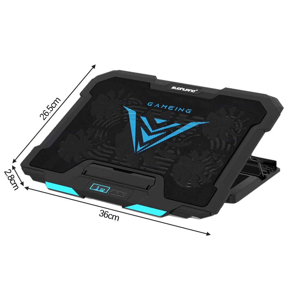

Laptop Cooler Portable Cooling Fan Pad Speed Control Base Cooler Pad Cooling Bottom Bracket For Notebook