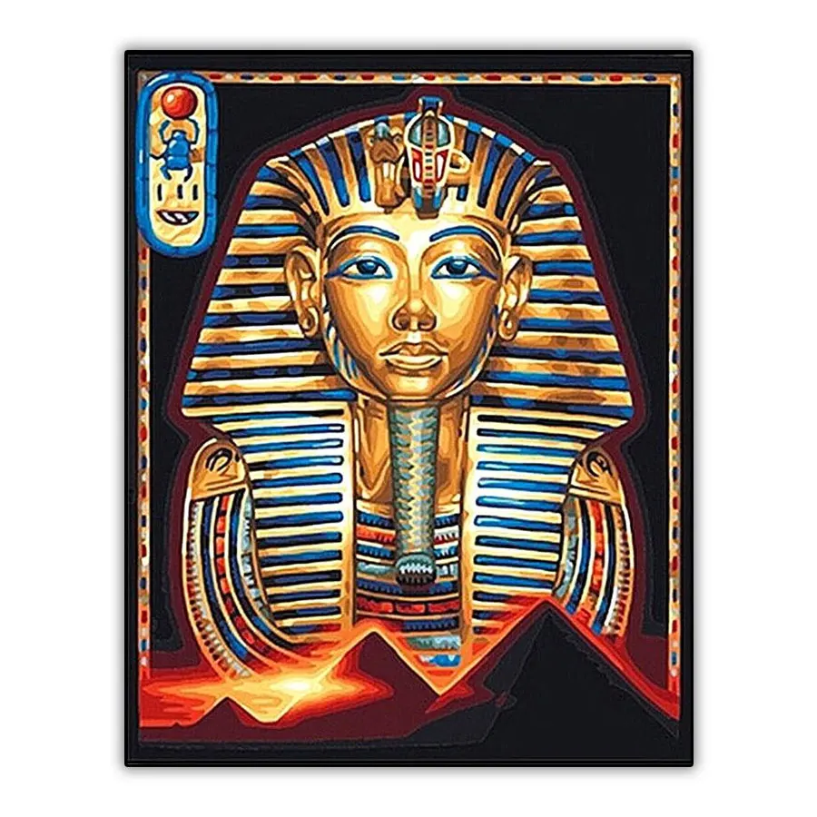 

5d DIY Diamond Painting Set Egyptian Pharaoh Vintage Picture Full Drill Square Round Diamond Paint Mosaic Embroidery Accessories