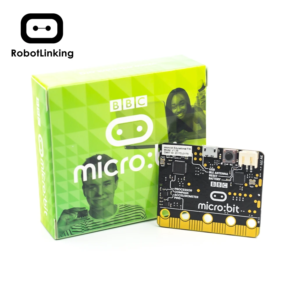 Плата разработки micro:bit NRF51822 микроконтроллер с датчиком движения светодиодный