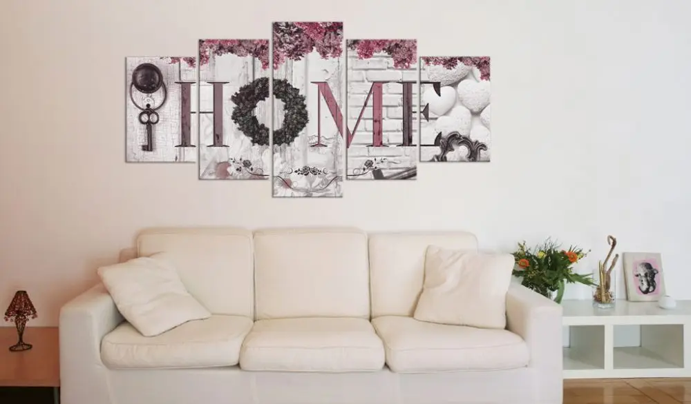 

House Of Memories Home Wall Decoration Landscape Five Piece Set Canvas Printing Drawing Living Room Modern Space Art