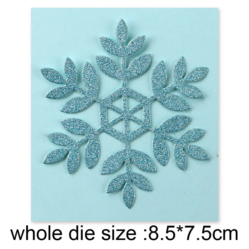 

metal cutting dies snowflake 85*75mm cut die mold decoration Scrapbook paper craft knife mould blade punch stencils dies