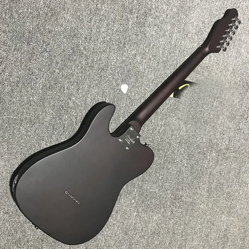 Классическая брендовая электрическая гитара изысканная матовая поверхность