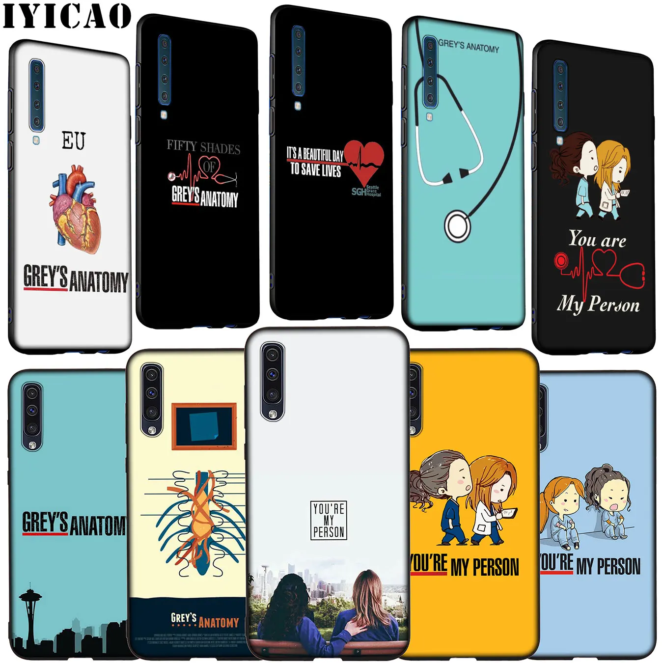 Мягкий силиконовый чехол для Samsung Galaxy A70 A60 A50 A40 A30 A20 A10 M10 M20 M30 M40 A20E |