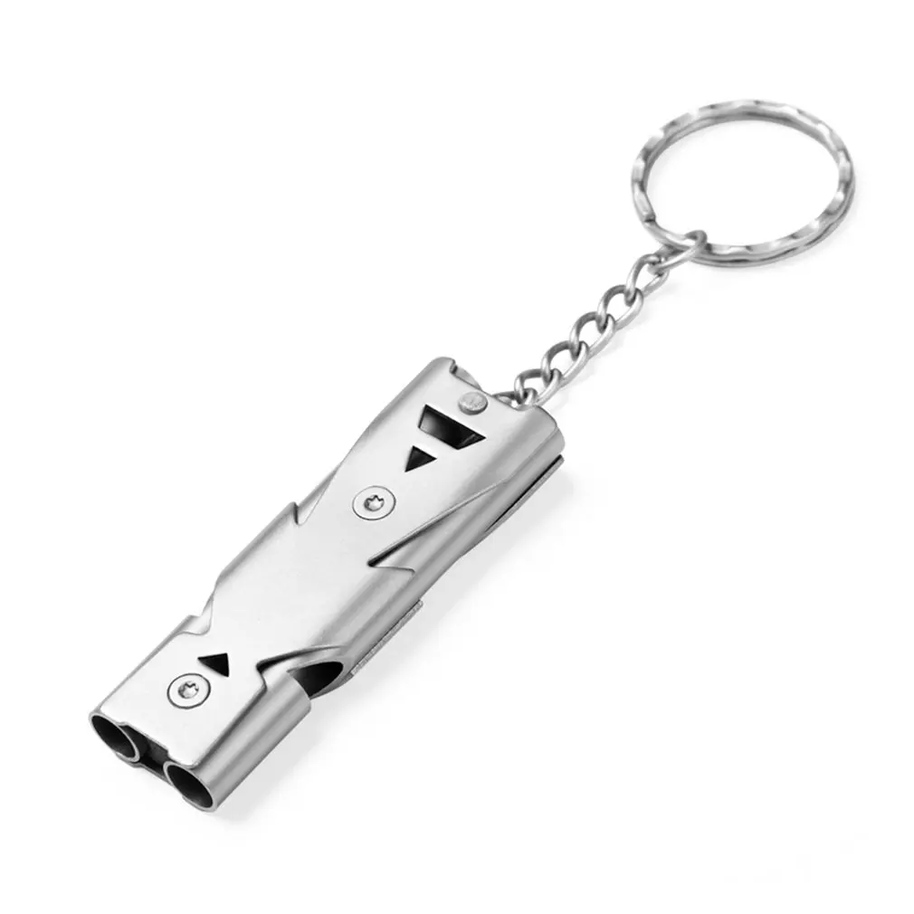 

Portable 150db Whistle Alarm Durable Stainless Steel Outdoor Survival Whistle Lifesaving Camping Hiking Emergency