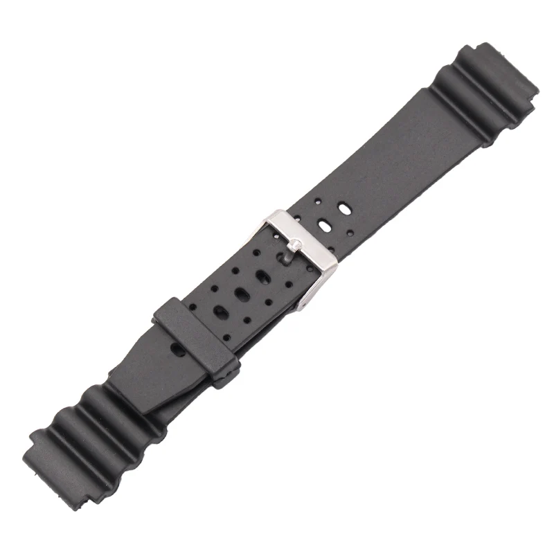18mm 20mm 22mm Watchbands Silicone Rubber Watch Band For Casio Replace Electronic Wrist Watch Band Watch Sports Straps