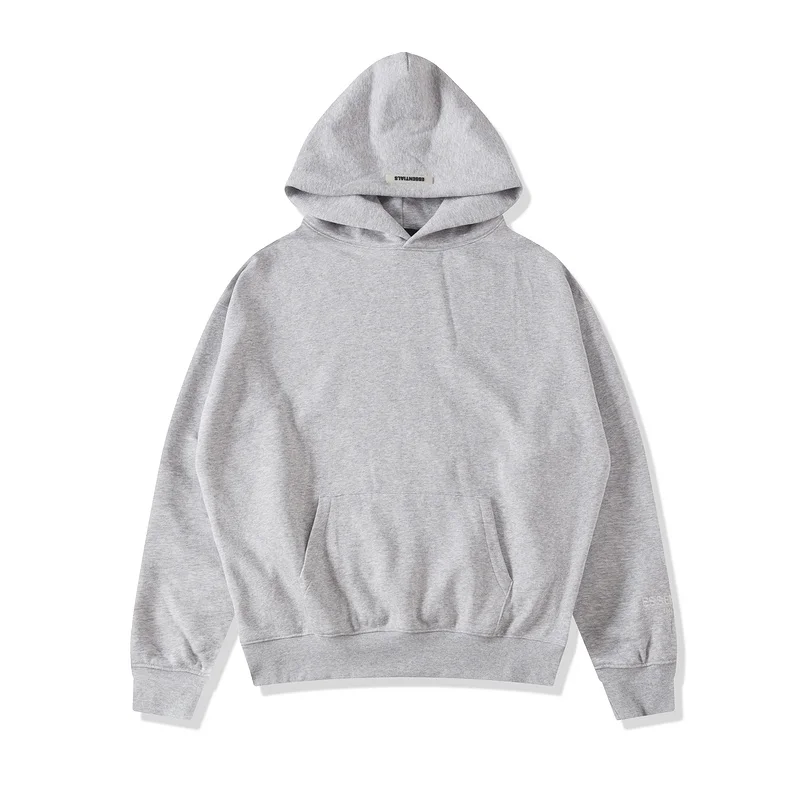 Толстовки мужские/женские kanye west fog свободные ovesized предметы первой необходимости Светоотражающие толстовки с вышивкой