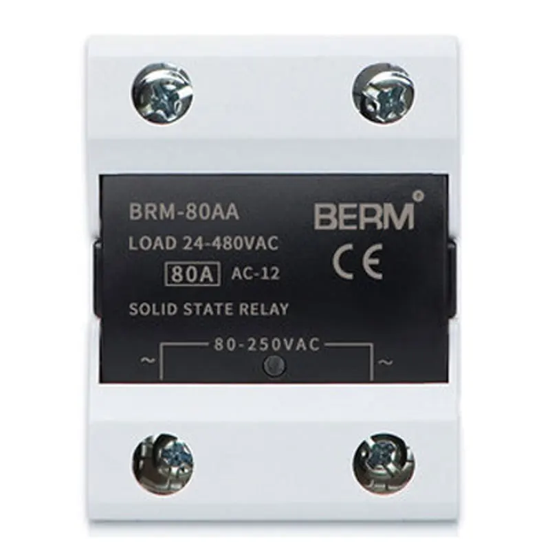 Твердотельное реле SSR-10DD 25DD 40DD 60DD 80DD 3-32V DC TO 12-220V SSR Однофазное управление