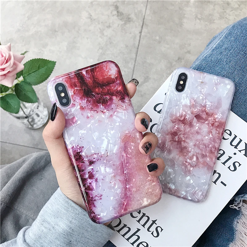 Dream раковины Мрамор чехол для телефона iPhone 11 Pro MAX X XR XS Max 6 S 7 8plus всего тела на