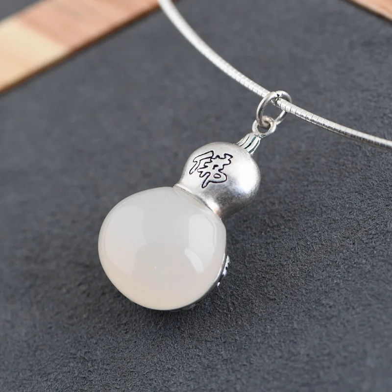 Кулон из серебра 990 пробы с собакой на удачу | Украшения и аксессуары