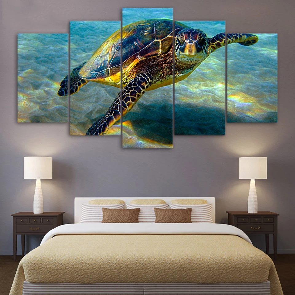 

5D DIY Diamond Painting The underwater world picture Diamond Embroidery 5pcs Ocean Turtle Gift Cross Stitch Home Decor FS60