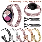 Новый модный браслет 20 мм для Huami Amazfit GTR 42 мм, женский браслет со стразами для Samsung Galaxy Watch Active
