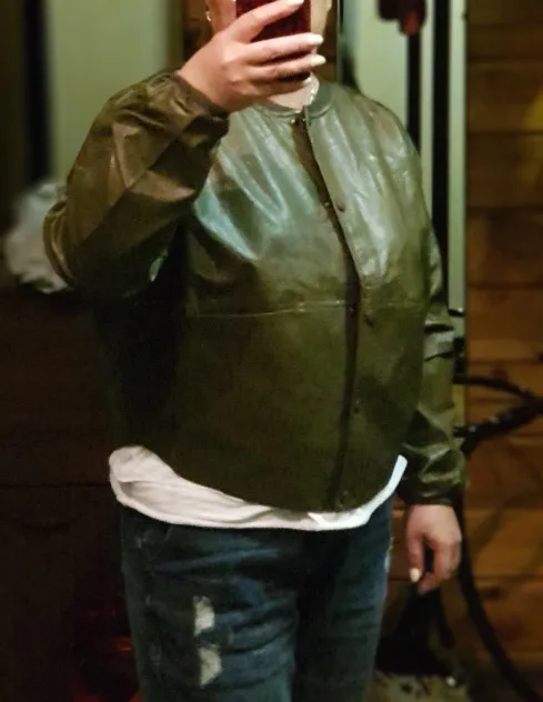 Коричневые Модные женские кожаные куртки большого размера s короткая черная