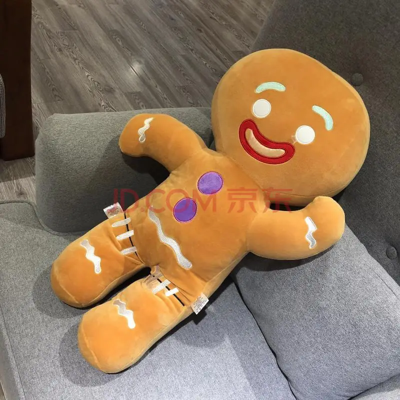 Милая плюшевая игрушка имбирного человечка детская Успокаивающая кукла подушка