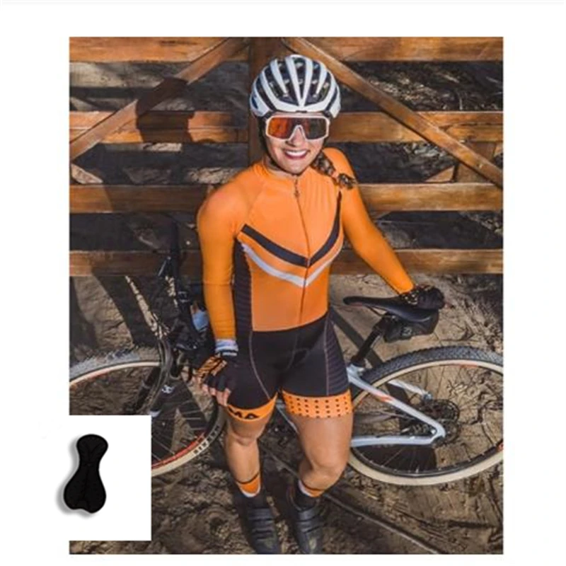 Летний комбинезон с коротким рукавом облегающий комплект Женская велосипедная