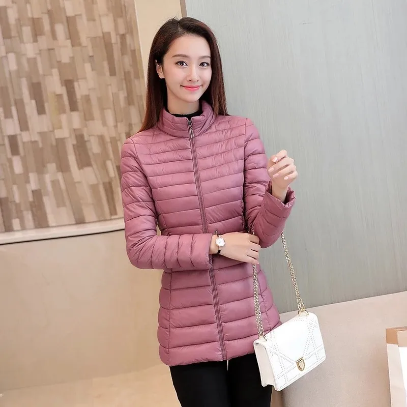 Зимняя куртка Женская большого размера облегающая брендовая хлопковая парка