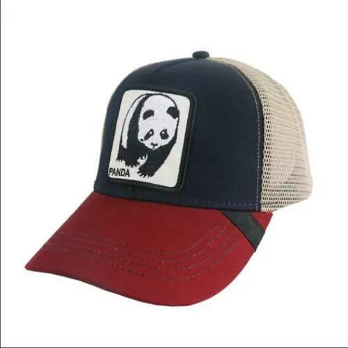 PANDA С биркой broidery панда Snapback бейсболка для дальнобойщика козырек животных фермы - Цвет: PANDA