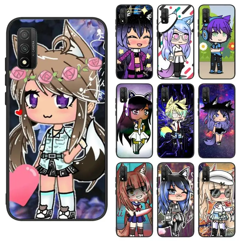 

social game gacha life girl Phone Case For Huawei P9 P10 P20 P30 P40 Lite 2017 Pro SMART2019 Cover Fundas Coque