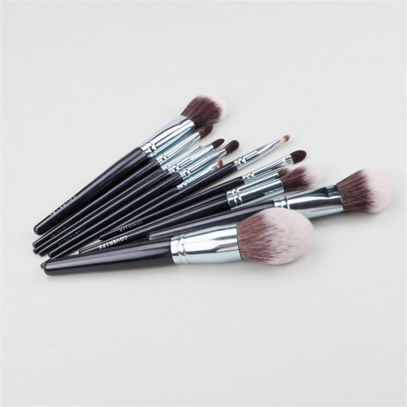 Покрытие FX 12 шт. набор кистей для макияжа из синтетического козьего волоса