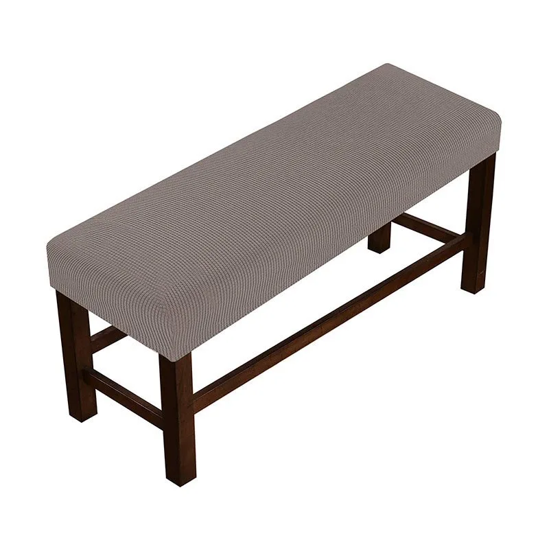 Nordic Piano Chair Cover Elastic All-inclusive Bench Covers Rectangular Solid Color Thickened Stool Dropshipping | Дом и сад