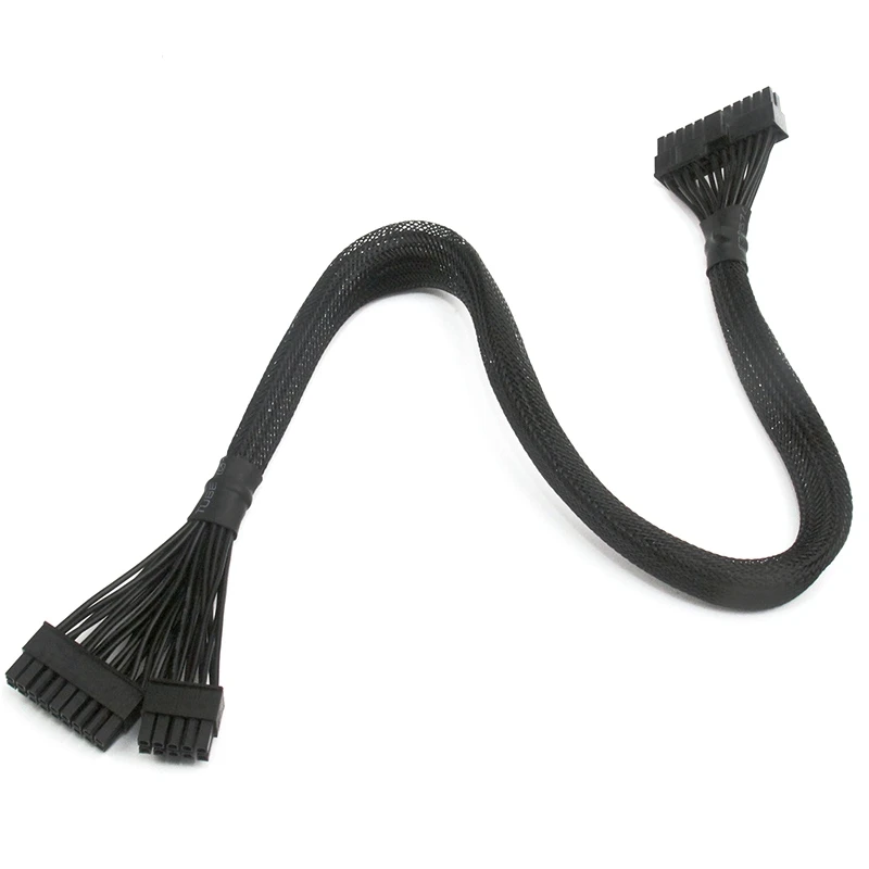 

Кабель-удлинитель ATX 24pin на 18 + 10pin, источник питания, коннектор материнской платы для Cooler Master V850 V700 V1000, 24 дюйма