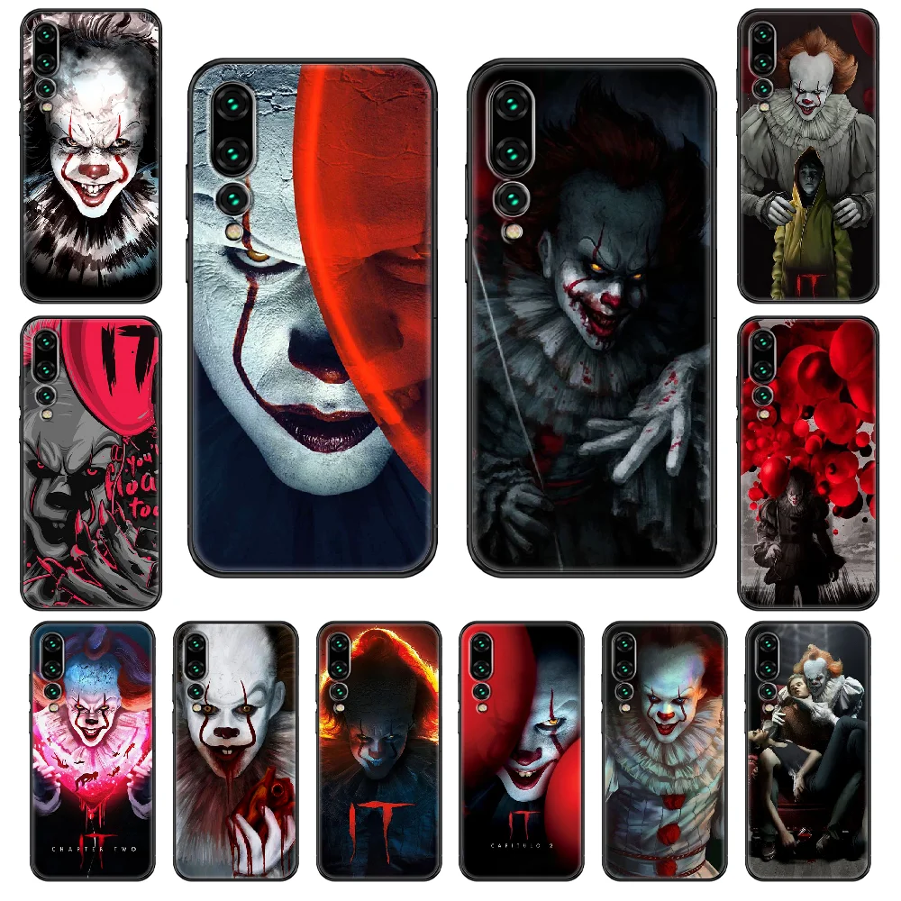 Чехол для телефона Huawei P 8 10 20 30 Smart Plus 2019 Z Lite Pro 2017 черный мягкий чехол с 3D задней