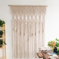 boho tapestry wall hanging macrame woven door curtain divider hanging dream catcher tapestry for bedroom living room decor