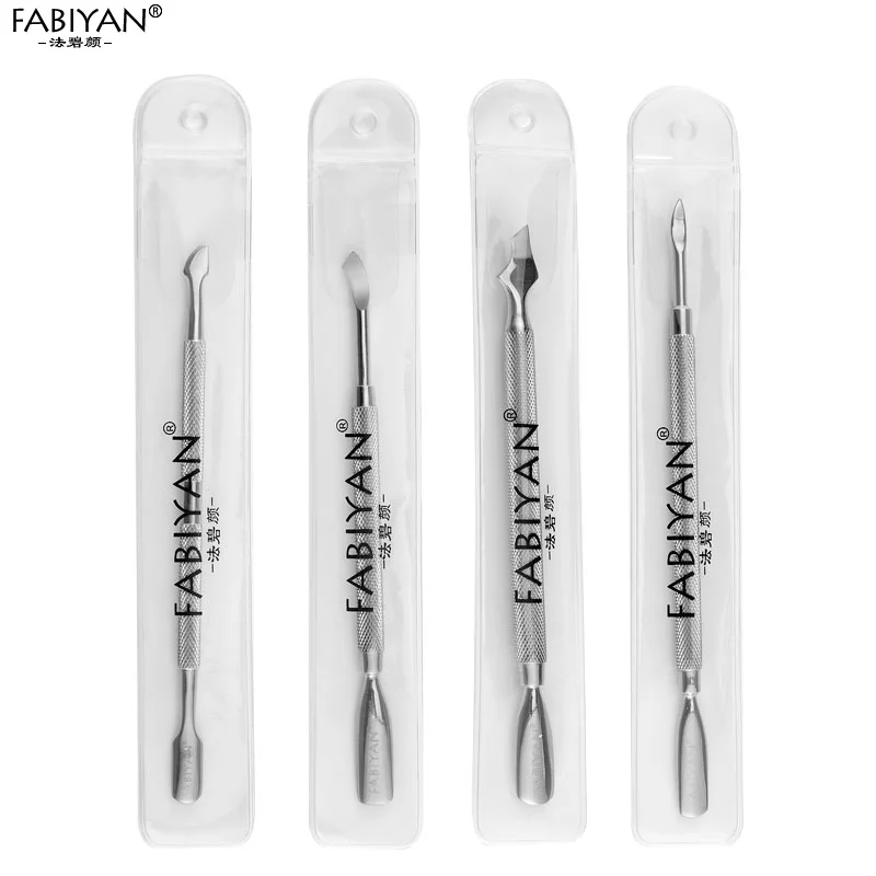 Дизайн ногтей из нержавеющей стали палец мертвая кожа кутикулы двухсторонняя