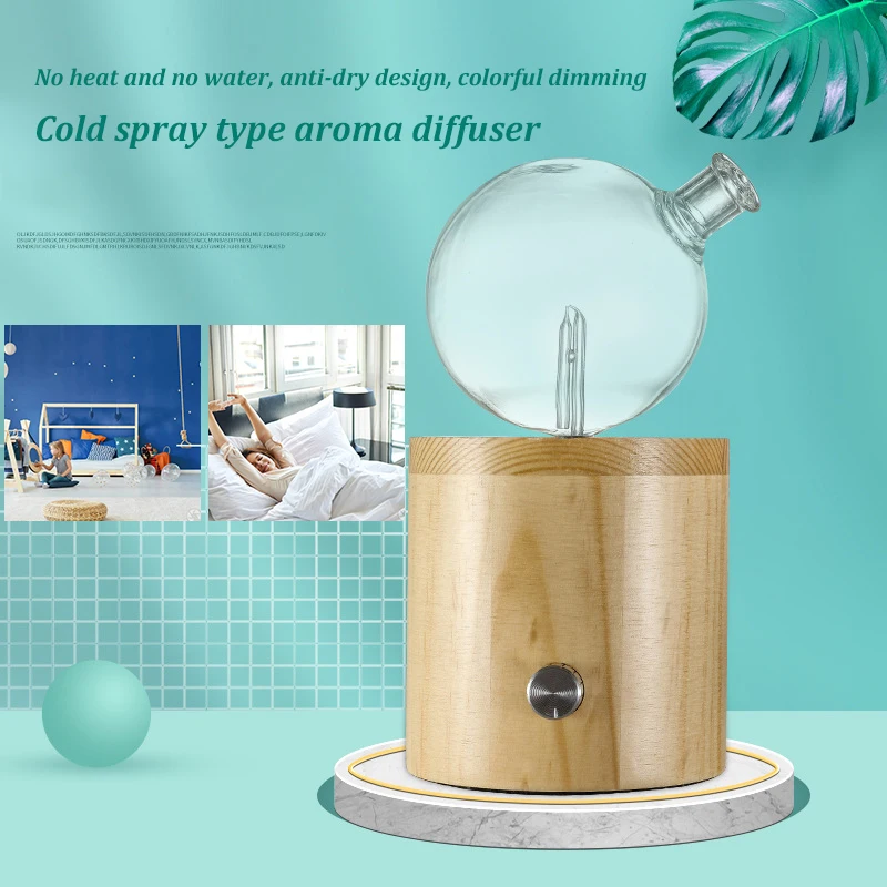 

Wood grain essential oil cold spray aroma diffuser air humidifier Indoor air purification sleep aid car diffuser