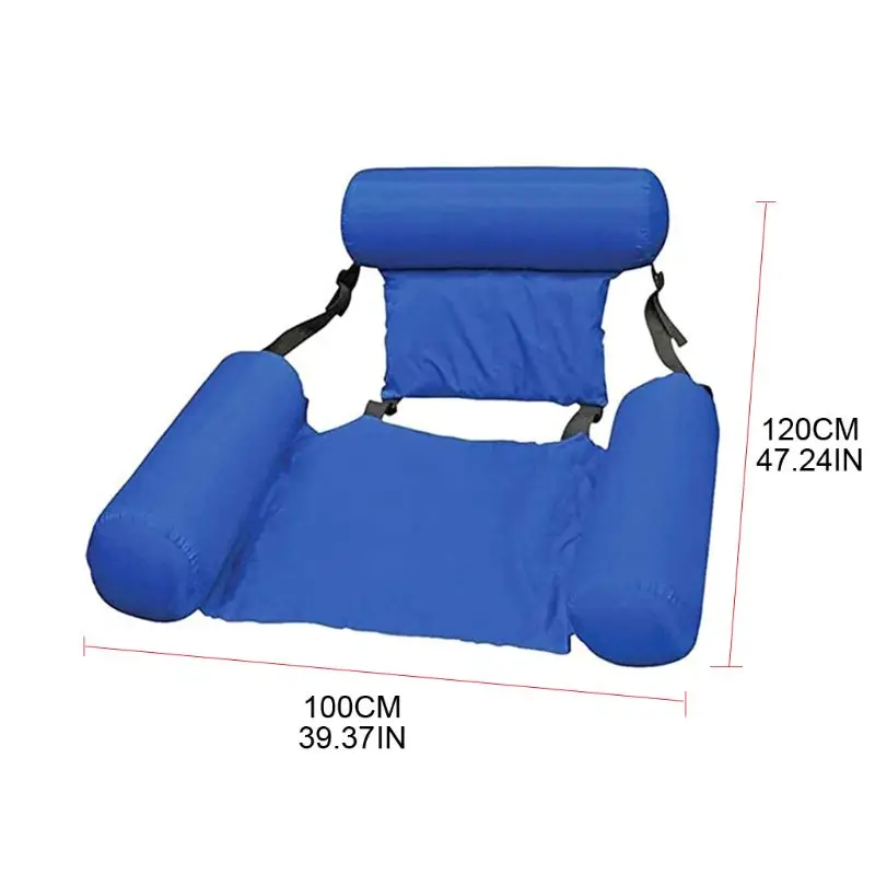 

Hammock Inflatable Pool Float Multi-Purpose Summer Swimming Pools Water Chair Portable Sports Lounger