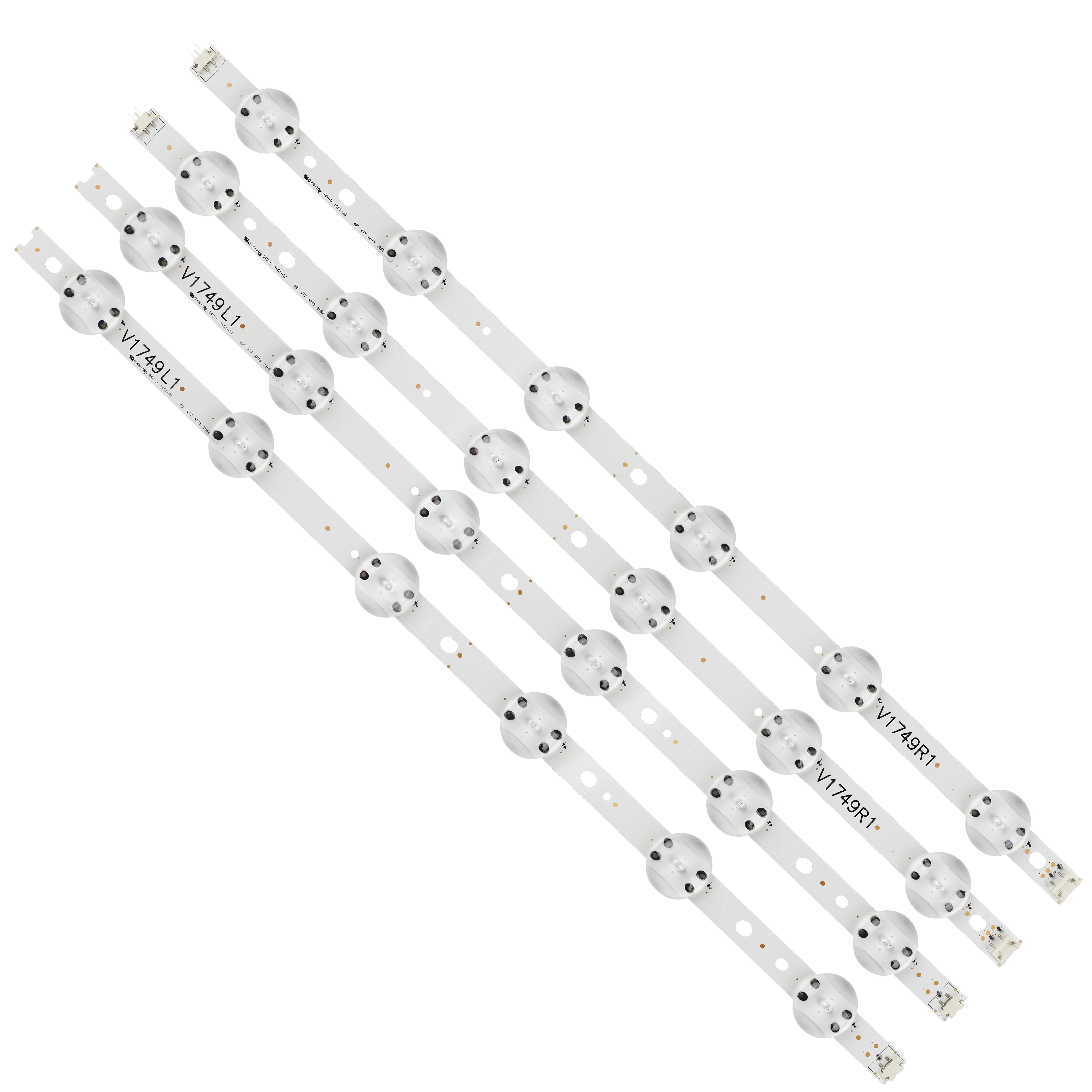 Комплект из 72 светодиодных лент для подсветки телевизора LG 49 дюймов V17 ART3 49LV340C