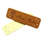 Аксессуары для шитья своими руками, Декоративная Сумка для ремонта, кожаные нашивки ручной работы для одежды, кожаные этикетки ручной работы