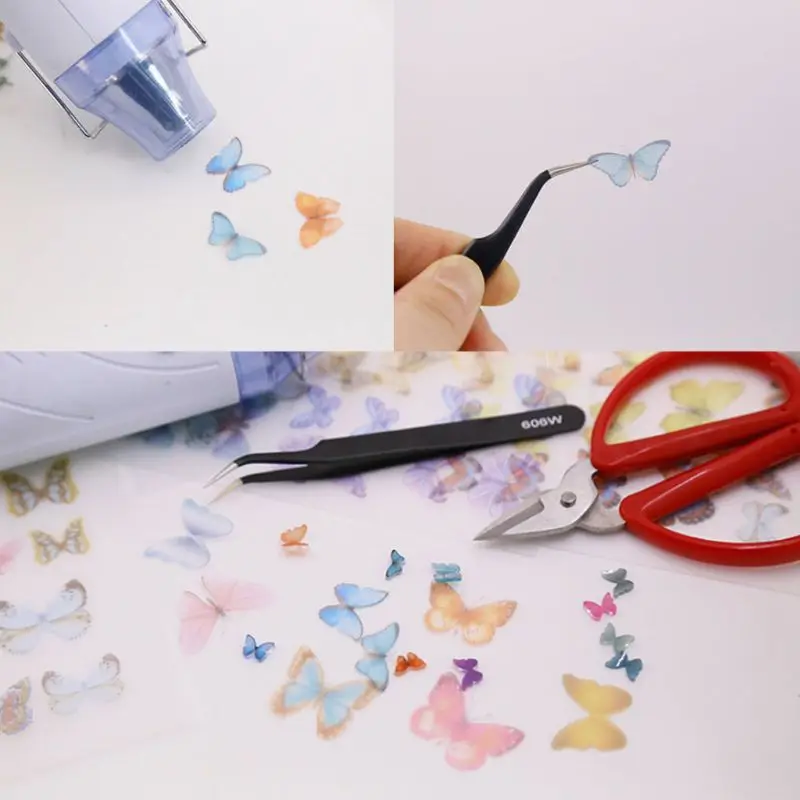 Термоусадочные 3d-серьги для ногтей ручной работы 4 шт. | Украшения и аксессуары