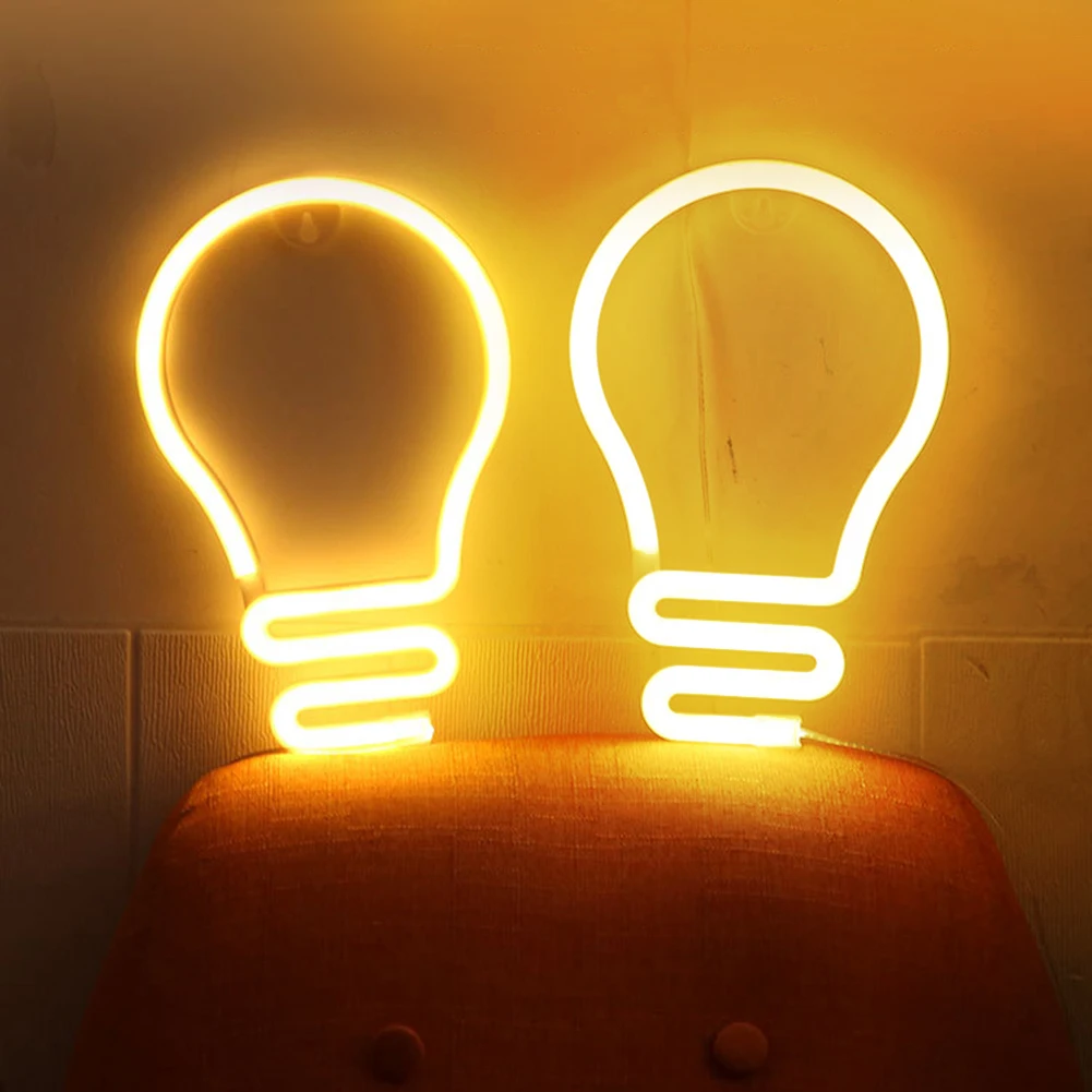 Светодиодная неоновая вывеска Ночной светильник с губами Настенный декор USB