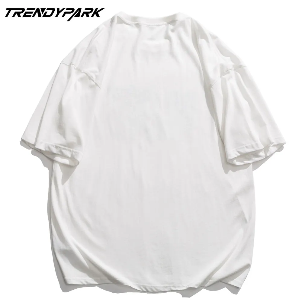 

Men's T-shirt 2021 New Summer Short Sleeve Printed Tee Hip Hop Oversized Cotton Casual Harajuku Streetwear Top Tshirts Clothing